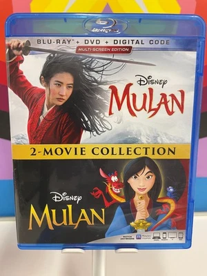 Mulan 2-Movie Collection (Blu-ray + DVD *no digital) Disney - Image 1 of 2