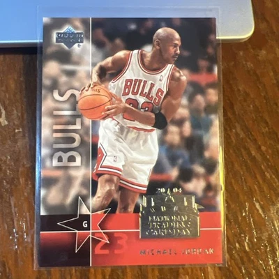 Michael Jordan 2004 Upper Deck National Trading Card Day #UD-8 HOF Chicago Bulls - Image 1 of 4