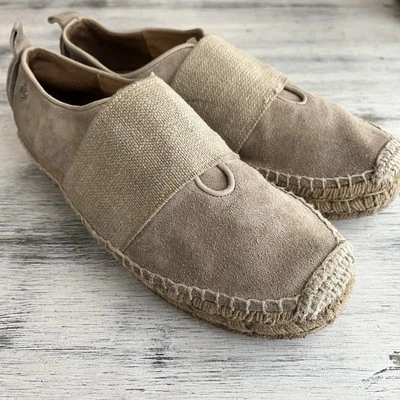 Sapatos plataforma Rag & Bone Nina bronzeado fumaça slip on espadrille 38 - Imagem 1 de 4