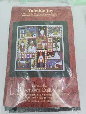 Quilt Block of the Month “Yuletide Joy” Quakertown Set of (12) Kit w/Fabric BOM - Image 1 of 4