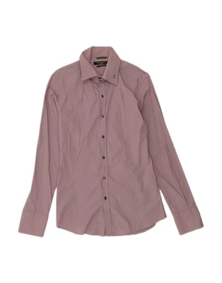 GUESS BY MARCIANO Mens Slim Fit Shirt Medium Purple Cotton AN11 - Image 1 of 3
