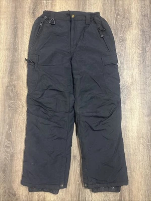 RipZone Core Snow Pants Black Snowboarding Ski Cargo Lined Winter Men’s Size M - Image 1 of 4