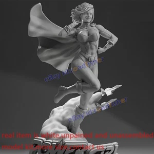 Power Girl Kara Zor-El 1/4 Model Kit Unpainted Unassembled 55cmH 3D Print Woman - Picture 1 of 11