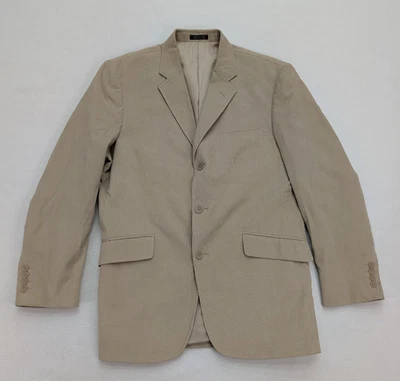 J. Ferrar Men's Blazer Jacket Sport Coat Size M 38-40 Beige Corduroy - Image 1 of 4