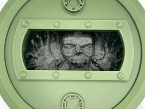 Return of the Living Dead “Tarman in the Barrel” Wall Prop – 8” 3D - Picture 1 of 11