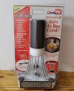 Robo Stir Automatic Cooking Pot Stirrer 3-Speed Cordless Non-Stick As Seen On TV - Picture 1 of 3