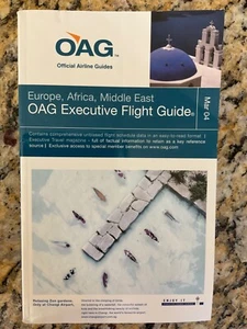 Guía de vuelo ejecutivo de bolsillo OAG Europa África Medio Oriente marzo 2004 - Imagen 1 de 1