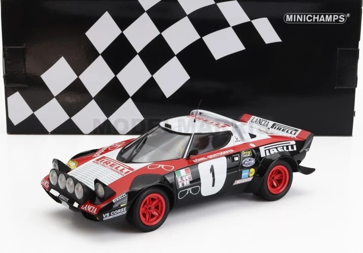 MINICHAMPS 155781701 Lancia Stratos HF Pirelli (Night Version) N 1 Winner Rally - Image 1 of 1