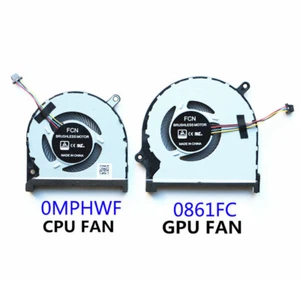 For Dell DELL Insprin 7000 Insprin15-7590 7591 P83F Fan 0MPHWF 0861FC - Picture 1 of 6