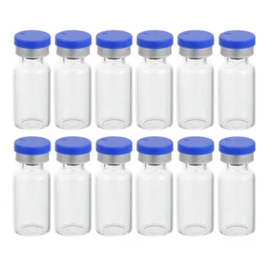 50 PIEZAS pequeños frascos de vidrio botellas de polvo muestra líquidos frasco de almacenamiento con tapas 3ML - Imagen 1 de 11