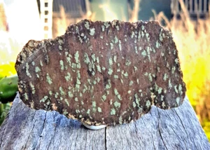 INFREQUENT NUNDORITE/NUNDERITE BUDD END GROUNDING STONE 115 X 75 X 26 MM 195 G - Picture 1 of 12
