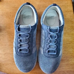 Danko Adrianne Knit Washed Denim Women's Shoes Sneaker sz 39 - Picture 1 of 10