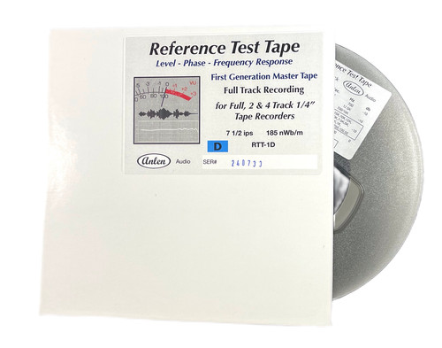 Nastro Di Allineamento AnlenAudio 1/4" 3.75ips Traccia Completa Per Nagra Stellavox Uher Akai