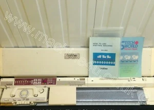 Brother knitting machine kh950 electronic + kr850 ribber package complete - Picture 1 of 4