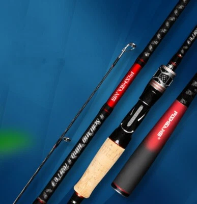 1.8M Lure Fishing Rod Carbon Spinning Casting Rod Fishing Pole Bait Weight 7-35g - Image 1 of 4