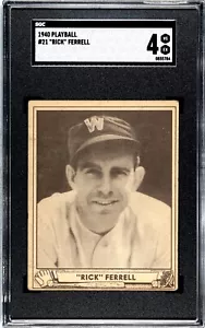 SGC 4 - 1940 Spielball # 21 Rick Ferrell Washington Senators HOF - Bild 1 von 2