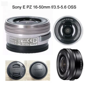 Lente Sony E PZ 16-50 mm f/3,5-5,6 OSS SELP1650 para a6000 a6300 a6400 a6500 A7 NEX - Imagen 1 de 15