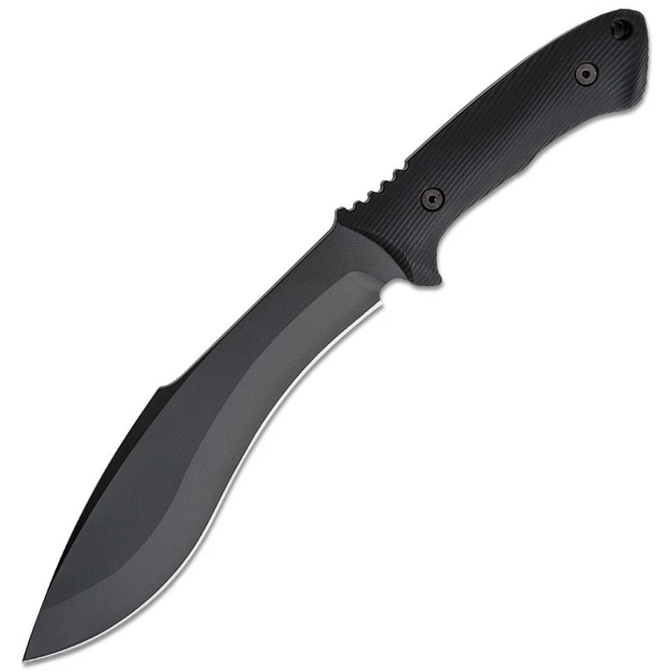Spartan Blades Harsey Kukri 黑色 1095 固定刀片刀带鞘  — 第 1/1 张图片
