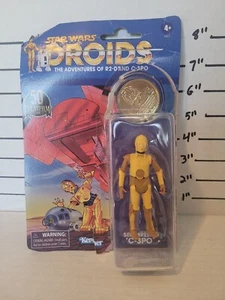 Star Wars C-3PO Retro DROIDS Adventures of R2-D2 50 Lucasfilm Coin Kenner 2021 - Picture 1 of 8