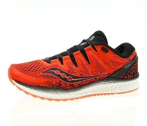 Saucony Freedom ISO2 Vizi Red/Black Men's Running Shoes Z3082 Size 7 M - Picture 1 of 5