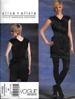 Vogue V1122 Misses Dress Alice + Olivia Sewing Pattern Sz 12-18 Plus