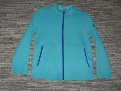 Chaqueta Spyder Niñas Cremallera Completa - Talla 18 L - Turquesa Tejido Waffle Foto 1 de 4