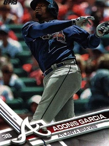 2017 Topps Baseball Card #129 Adonis Garcia (18195) - Picture 1 of 2