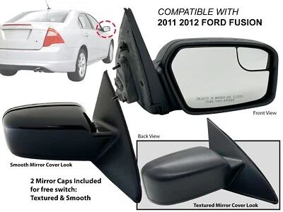 Espejo de puerta Ford Fusion 2011 2012 vidrio observador sin calefacción lado del pasajero Foto 1 de 4