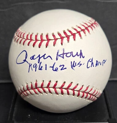 Ralph Houk autographed baseball inscribed 1961 62 WS Champs (NY Yankees ROMLB) - Image 1 of 3