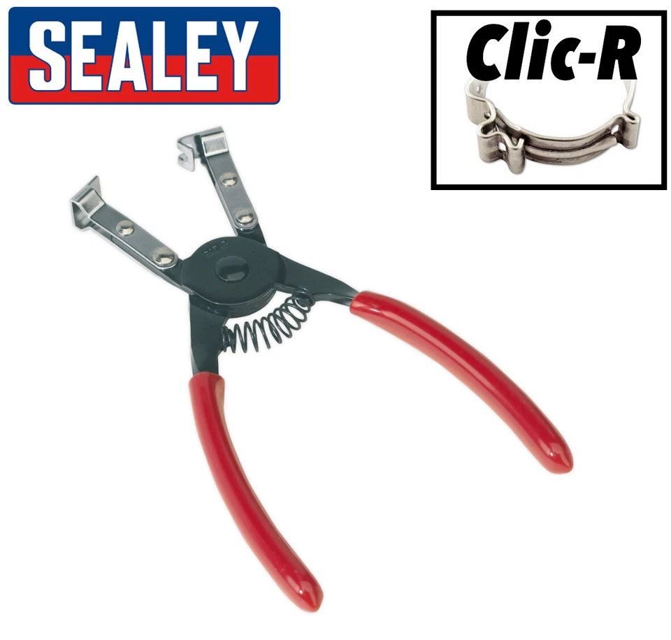 Sealey VS1664 Hose Clip Pliers Install & Remove Clic + Clic-R Type Hose Clips - Image 1 of 1