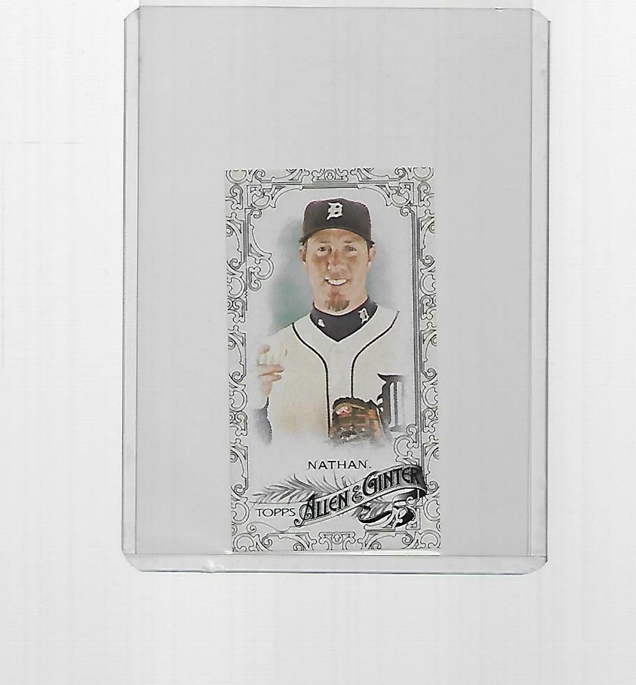 2015 TOPPS ALLEN & GINTER BASEBALL BLACK BORDER MINI JOE NATHAN #295 - Image 1 of 1
