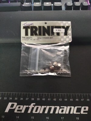 Team Trinity Mini T Pinion Set. Tri34071 1/18 HPI Micro RS4 (4pcs) - Image 1 of 2