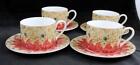 Sasaki Delphi Group of 4 Cup and Saucer Sets D4510