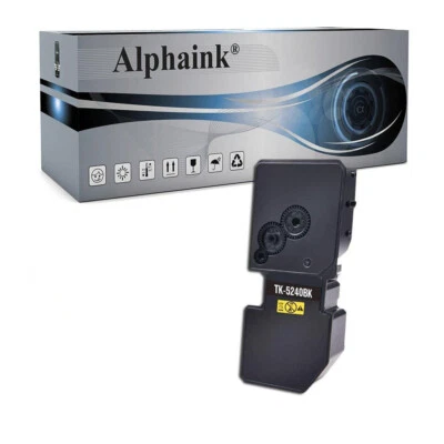 ALPAHINK TONER TK-5240 NERO PER KYOCERA ECOSYS M5526CDN M5526CDW P5026CDN P5026CDW