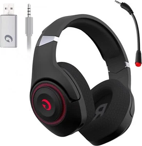 Wireless Gaming Headset with 2.4GHz Wireless and Bluetooth 5.2, 40H Battery, ENC - Picture 1 of 7
