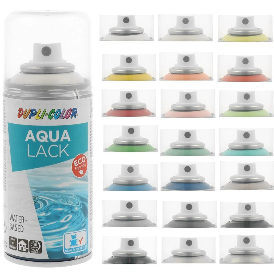 (53,00€/L) DUPLI-COLOR Aqua Eco+ PU matt 150 ml Wasserbasiert Styropor - Bild 1 von 2