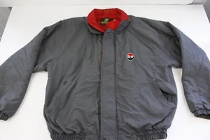 Vintage K Products Jacket Men's Sz L Gray Countrymark CO-OP Full Zip - Picture 1 of 8