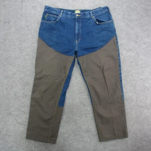 Cabela's Brush Pants Mens 38x32 Blue Medium Wash Upland Hunting Pants *Note - Picture 1 of 11
