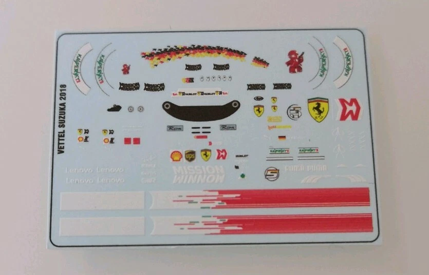 Ferrari SF71-H Sebastian Vettel " Japanese GP - Figure Decals " 2018 1/43 - Bild 1 von 1