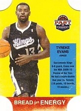 2011-12 Panini Past and Present Bread for Energy #13 Tyreke Evans - NM-MT