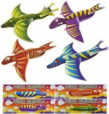 6 X Dinosaur Gliders Kids Party Bag Fillers Boys Xmas Stocking Pocket Money Toy