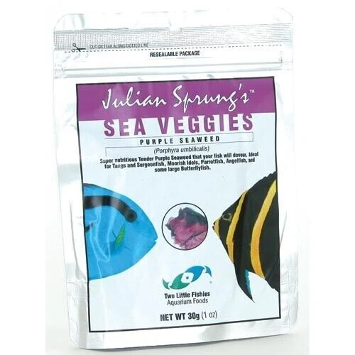 RA TWO LITTLE FISHIES Julian Sprung's Sea Veggies Seaweed - Púrpura - 30 g Foto 1 de 1