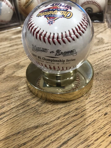 1997 NL Championship Series Limited Edition Baseball Cover