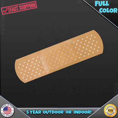 ISPORTDECALS.COM Realistic Band Aid Boo Boo Ouch Dent Chip Funny Car Vinyl Decal Sticker 276