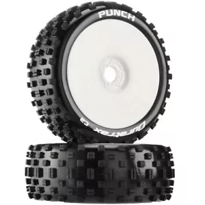 Duratrax # 3600 Punch Buggy C2 Mounted White Pair Duratrax - Picture 1 of 1
