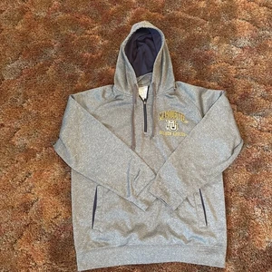 Marquette Golden Eagles Champion Authentic Quarterzip Sweatshirt With Hood Large - Bild 1 von 5