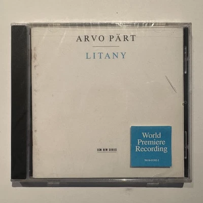 SEALED Arvo Pärt - Litany CD, Album ECM New Series, ECM New Series, ECM Records Foto 1 de 2