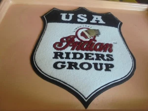 INDIAN Motorcycles RIDERS Group Backpatch Large 16" embroidered looped patch - Bild 1 von 4