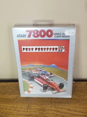 Pole Position II (Atari 7800, 1986) Store Hang Tag Factory Sealed - Image 1 of 2