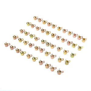 Hose clamp Small engin 50pcs set 8mm to 9mm Clamp Fuel line Fuel oil Kit Lines - Picture 1 of 12